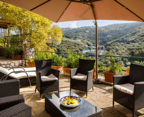Relax on the terrace at Villa Luisa